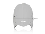 WRS Windscreen For Yamaha XTZ 690 2019-2022 29 cm (11-1/2") - Smoke