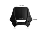 WRS Windscreen For Honda NX 500 A 2024-2026 27 cm (10-5/8") - Black
