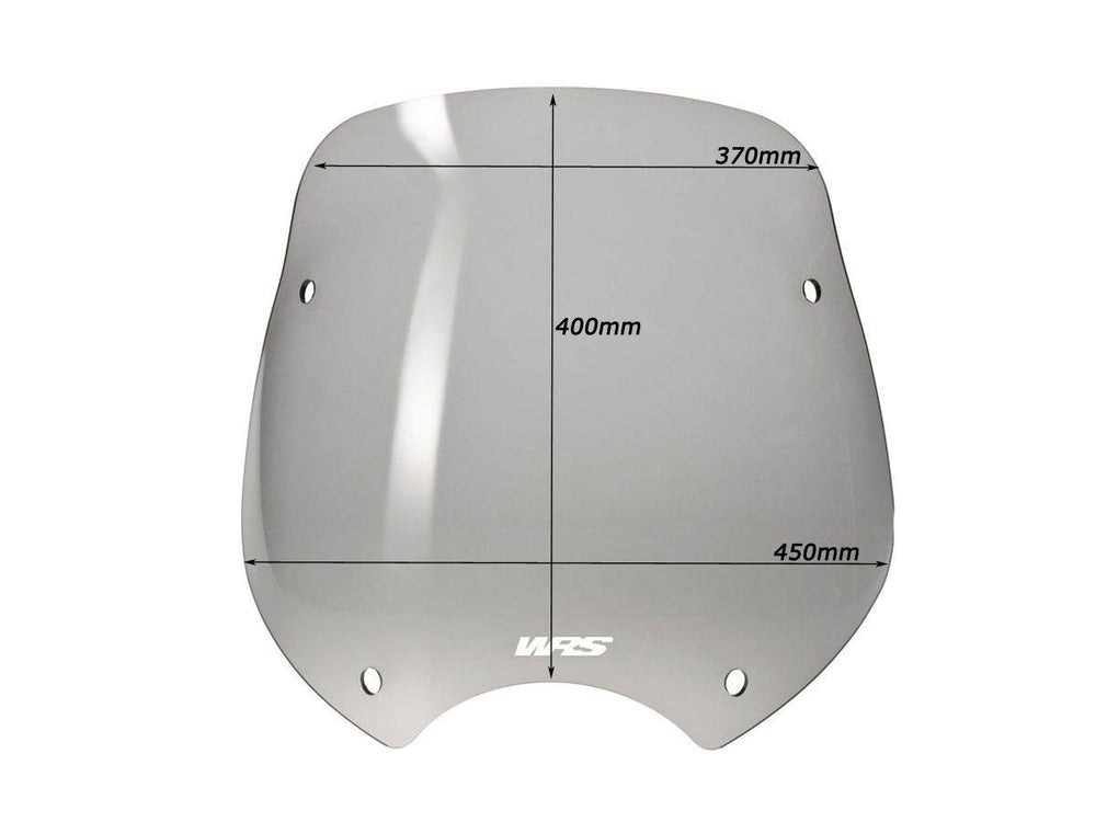 WRS Windscreen For BMW R 1150 R 2001-2006 40 cm (15-3/4") - Smoke
