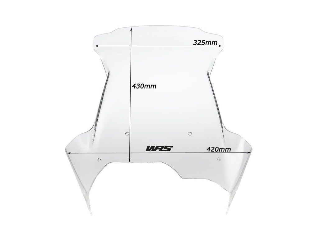 WRS Windscreen For BMW F 650 GS 2006-2012 43 cm (17") - Clear
