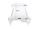WRS Windscreen For BMW F 650 GS 2006-2012 43 cm (17") - Clear
