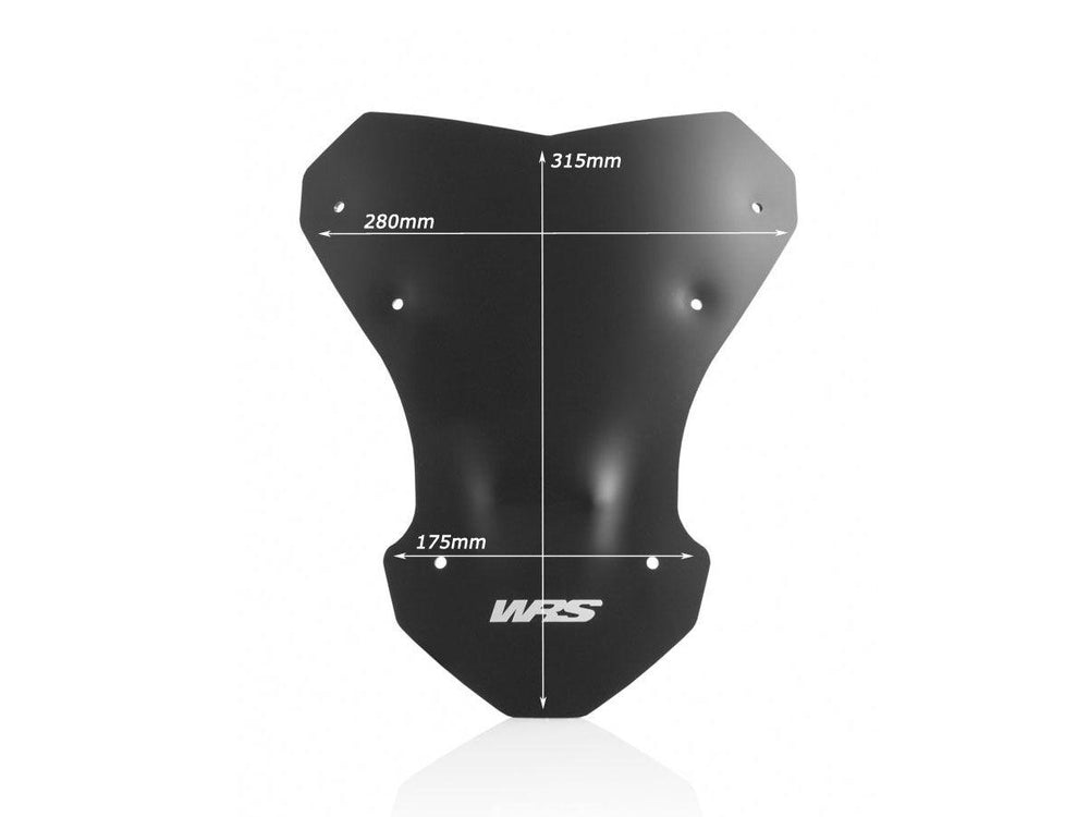 WRS Windscreen For Honda CRF1000 L 2016-2019 31.5 cm (12-3/8") - Black