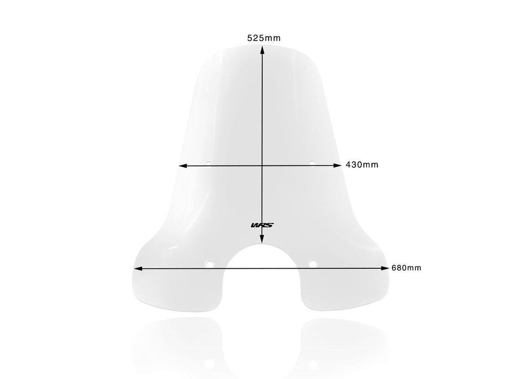 WRS Windscreen For Scooter For Vespa GTS 300 I.E. 2014-2019