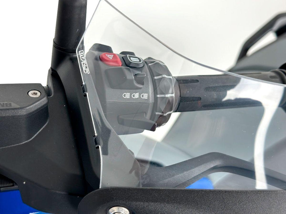 WRS Hand Guards Extension Kit for BMW R 1300 GS 2023-2024 For BMW R 1300 GS ABS - Transparent