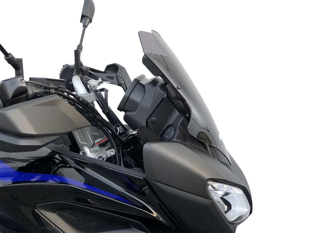 WRS Windscreen For Yamaha MT-09 ABS 2018-2024 35.5 cm (14") - Dark Smoke