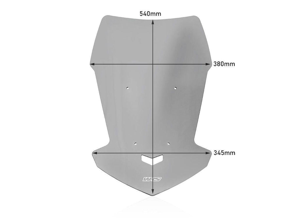 WRS Windscreen For Yamaha MT-07 ABS 2021-2024 - Smoke