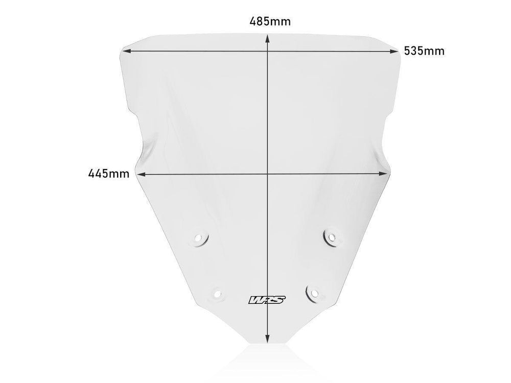 WRS Windscreen For Suzuki GSX-S 1000 ABS 2022-2024 - Clear