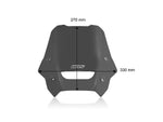 WRS Windscreen For Honda NX 500 A 2024-2026 27 cm (10-5/8") - Smoke