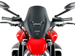 WRS Windscreen For Ducati Diavel V4 1200 ABS 2023-2025 33.5 cm (13-1/4") - Black