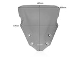 WRS Windscreen For Suzuki GSX-S 1000 ABS 2022-2024 - Smoke