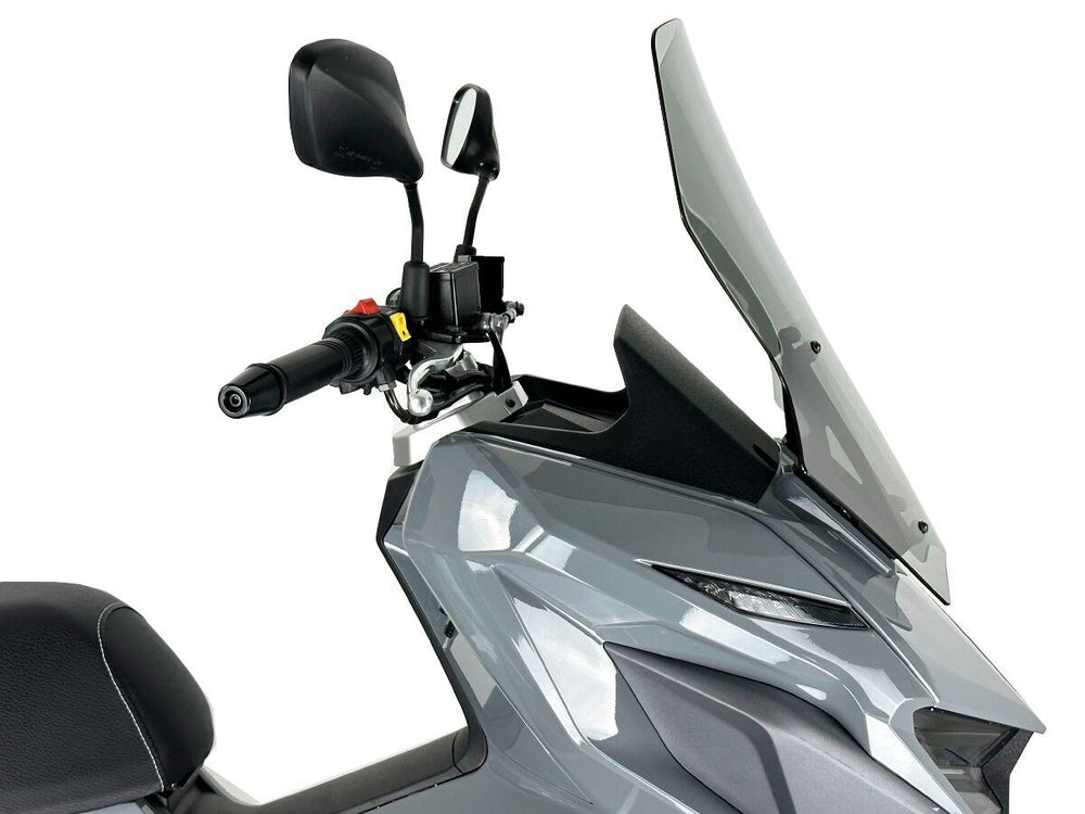 WRS Windscreen For Sym Jet X 125 ABS 2021-2023 52 cm (20-1/2") - Smoke