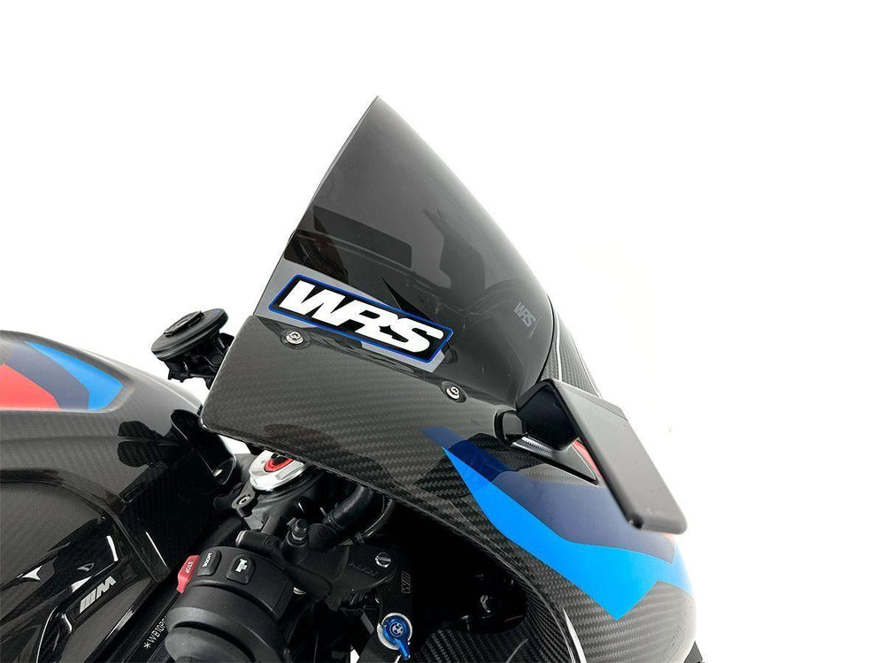 WRS Windscreen For BMW M 1000 RR ABS 2023-2024 21.5 cm (8-1/2") - Dark Smoke