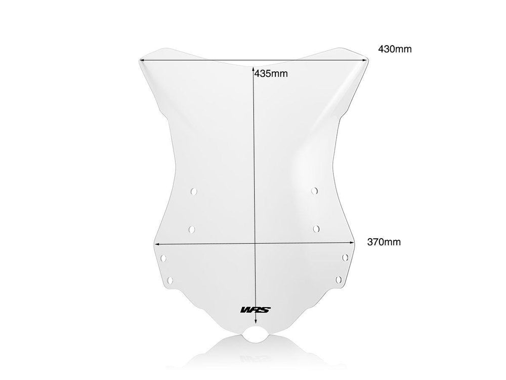 WRS Windscreen For Benelli TRK 502 ABS 2017-2023 43.5 cm (17-1/8") - Clear