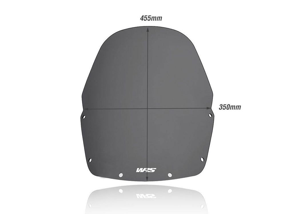 WRS Windscreen For Honda XRV 750 1990-1992 45.5 cm (18") - Dark Smoke