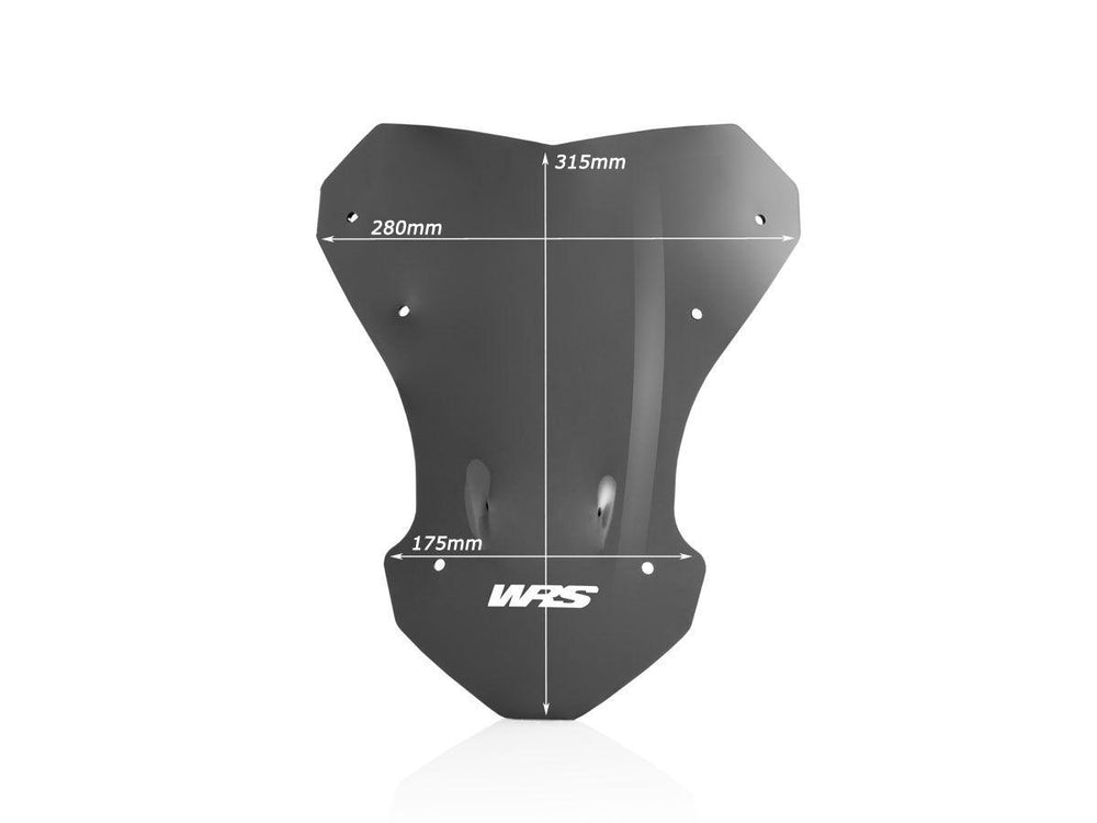 WRS Windscreen For Honda CRF1000 L 2016-2019 31.5 cm (12-3/8") - Dark Smoke