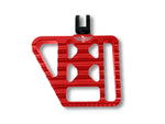 Heinz Bikes Mini Floorboard Foot Pegs For Harley Davidson FLS 1690 2012-2015 Fit Front Or Rear - Red