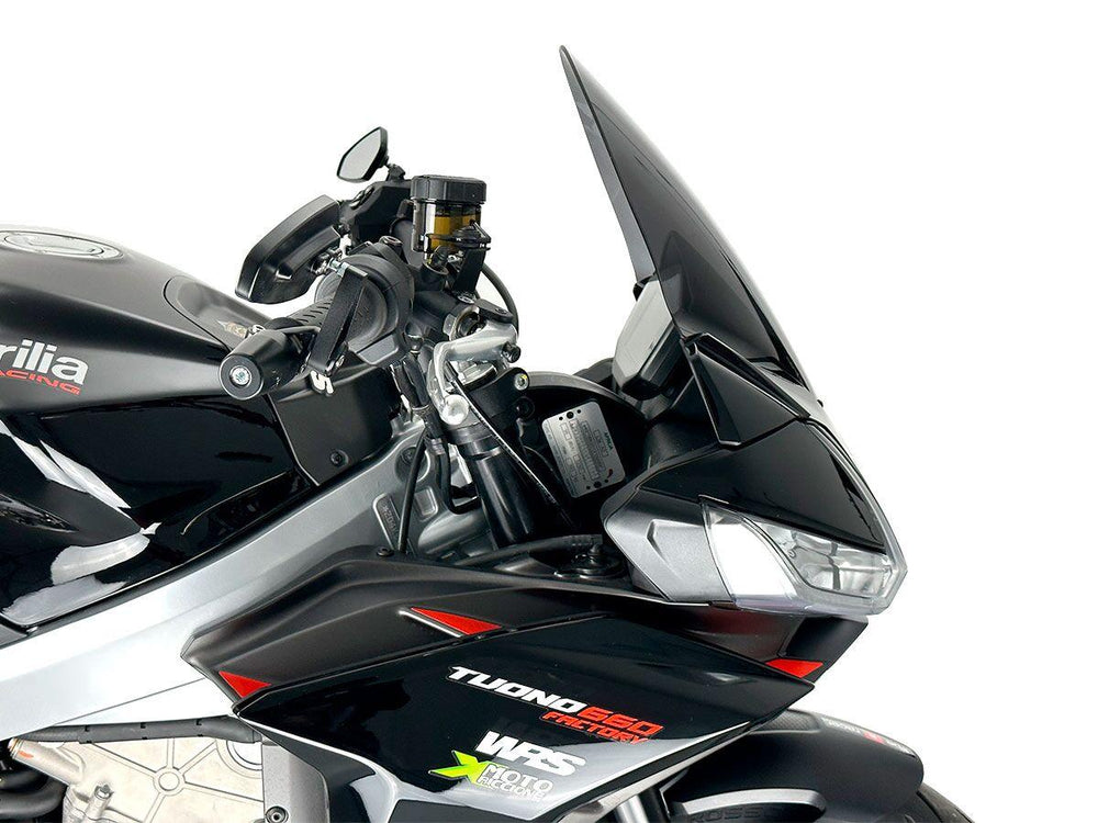 WRS Windscreen For Aprilia Tuono 660 ABS 2021-2024 38.5 cm (15-1/4") - Dark Smoke