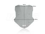 WRS Windscreen For BMW F 900 XR 2020-2024 39 cm (15-3/8") - Dark Smoke
