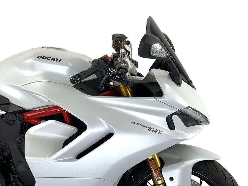 WRS Windscreen For Ducati SuperSport 939 ABS 2017-2020 37 cm (14-1/2") - Dark Smoke