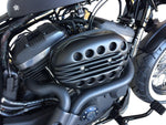 Cult Werk Slotted Air Filter Cover For Harley Davidson XL1200C 2004-2015 - Black