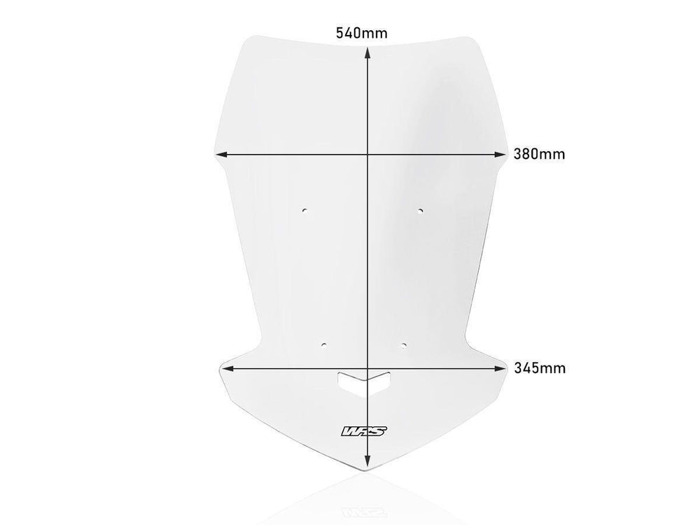 WRS Windscreen For Yamaha MT-07 ABS 2021-2024 - Clear