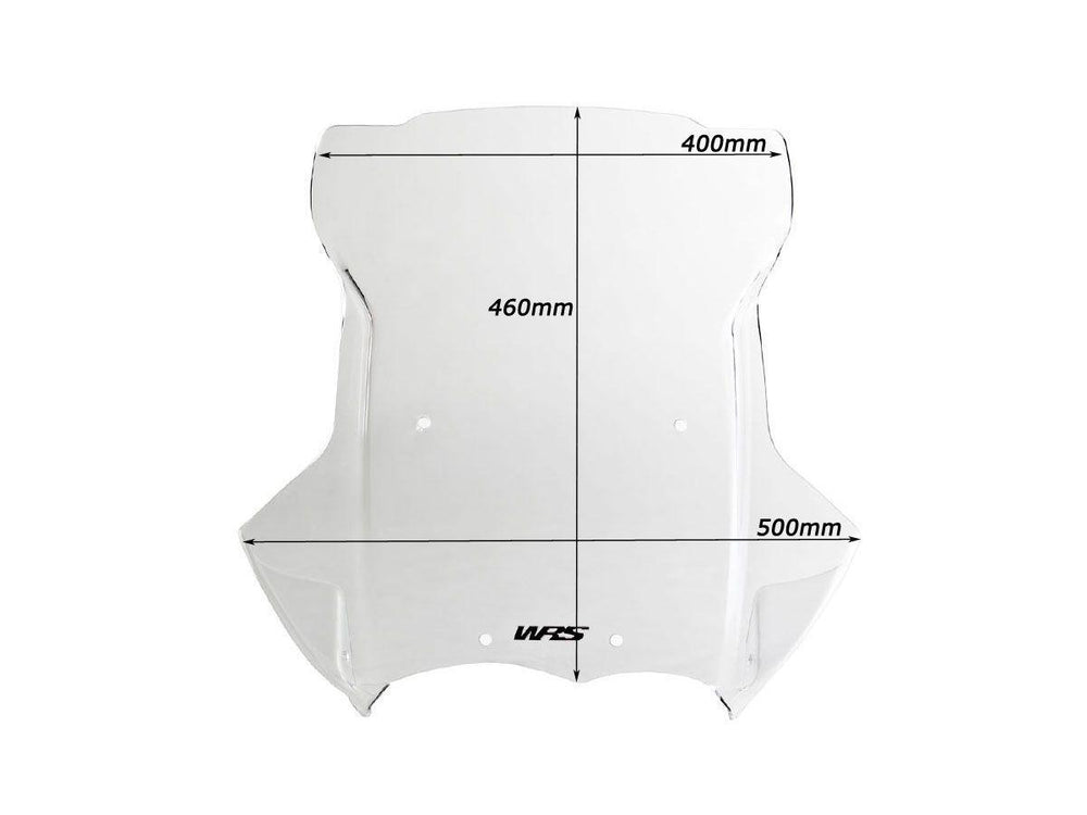 WRS Windscreen For BMW R 1200 GS 2004-2012 46 cm (18-1/8") - Clear