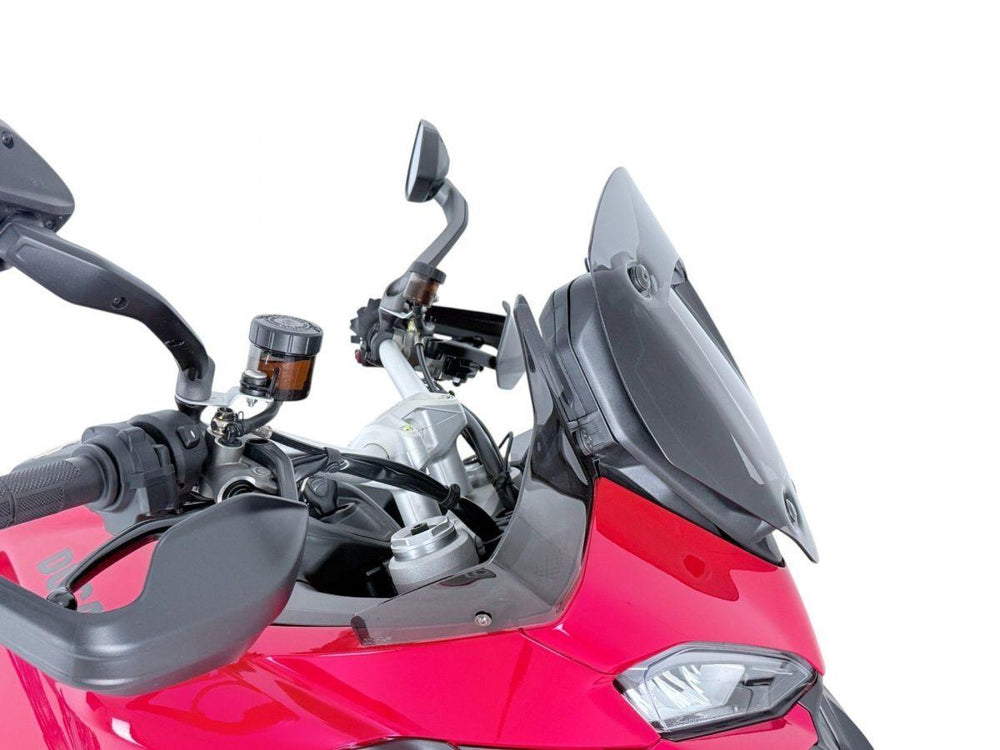 WRS Windscreen For Ducati MultiStrada V2 900 ABS 2025-2026 36.5 cm (14-3/8") - Dark Smoke