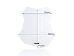 WRS Windscreen For BMW F 750 GS ABS 2018-2023 44 cm (17-3/8") - Clear