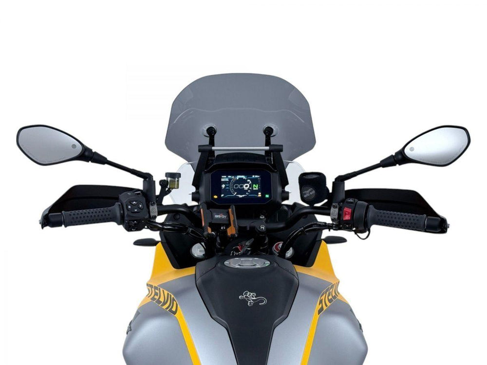 WRS Windscreen Touring Stelvio For Moto Guzzi STELVIO 1000 ABS 2024-2025 48 cm (18-7/8") - Dark Smoke