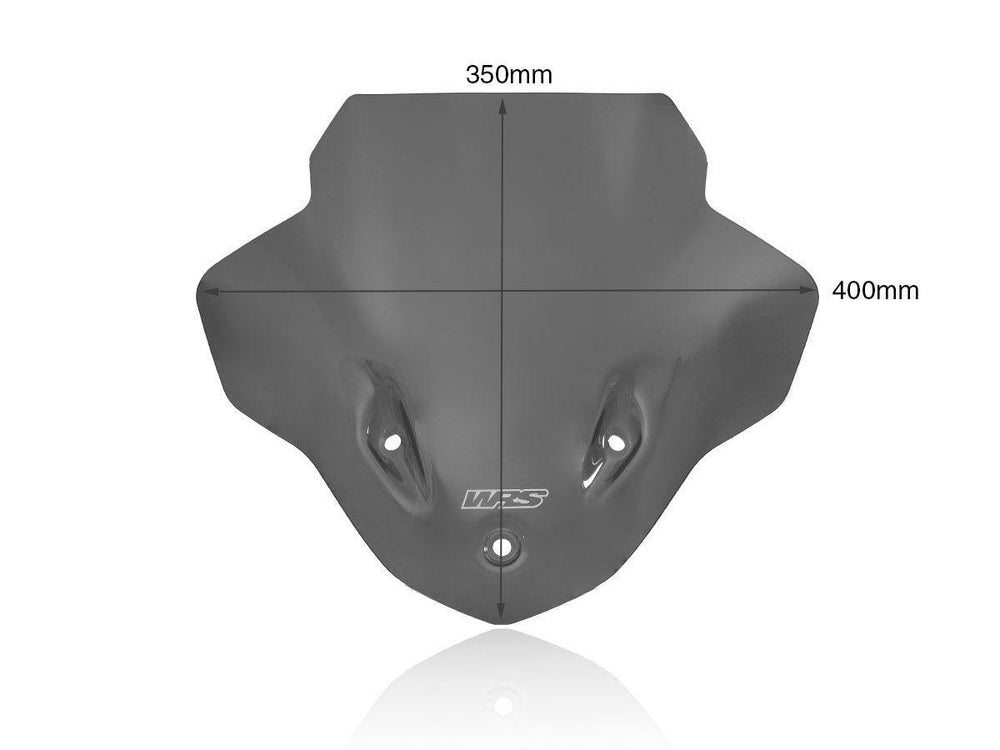 WRS Windscreen For BMW S 1000 R ABS 2014-2020 35 cm (13-3/4") - Dark Smoke