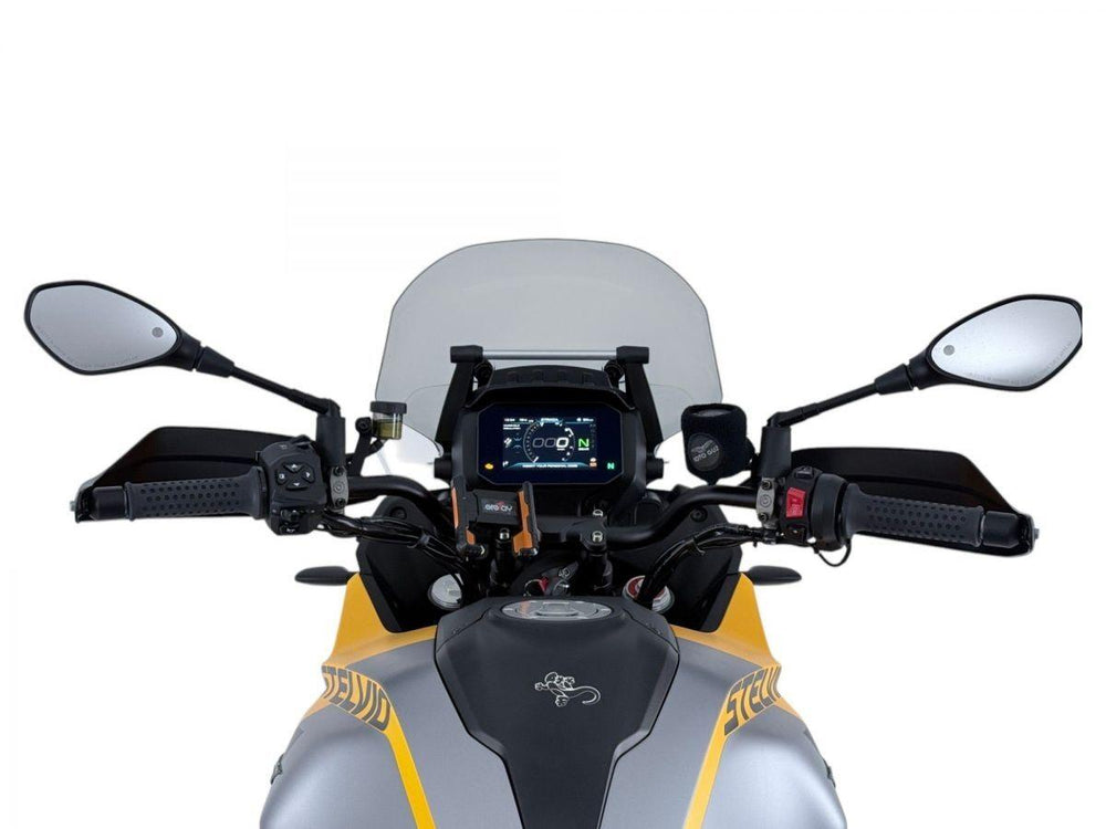 WRS Windscreen Touring W/ Radar Stelvio For Moto Guzzi STELVIO 1000 ABS 2024-2025 48 cm (18-7/8") - Smoke