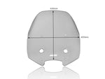 WRS Windscreen For Kawasaki KLZ 1000 ABS 2019-2024 43 cm (17") - Smoke