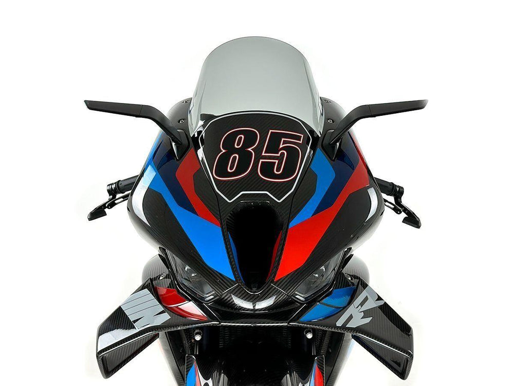 WRS Windscreen For BMW M 1000 RR ABS 2023-2024 21.5 cm (8-1/2") - Smoke