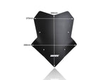 WRS Windscreen For Yamaha MT-09 ABS 2018-2024 35.5 cm (14") - Black