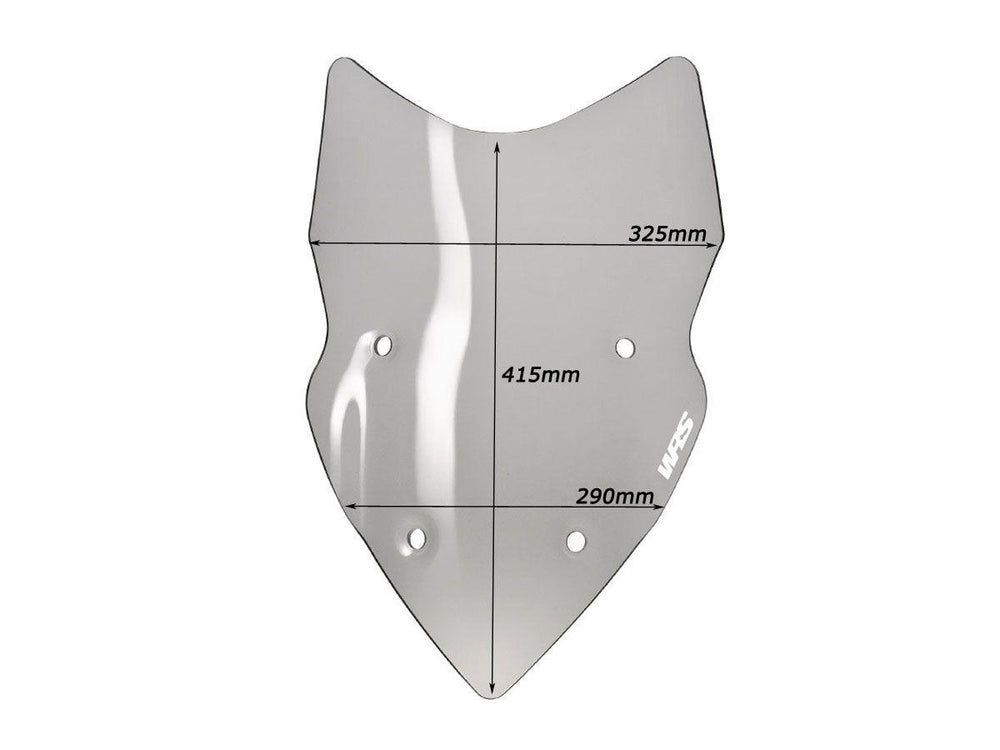WRS Windscreen For Ducati MultiStrada 1200 ABS 2013-2014 41.5 cm (16-1/4") - Smoke