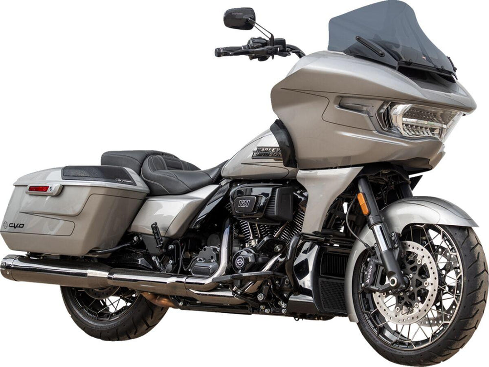 Klock Werks Pro Touring Flare Windshield For Harley Davidson FLTRX 1923 2024-2025 30.5 cm (12") - Dark Smoke