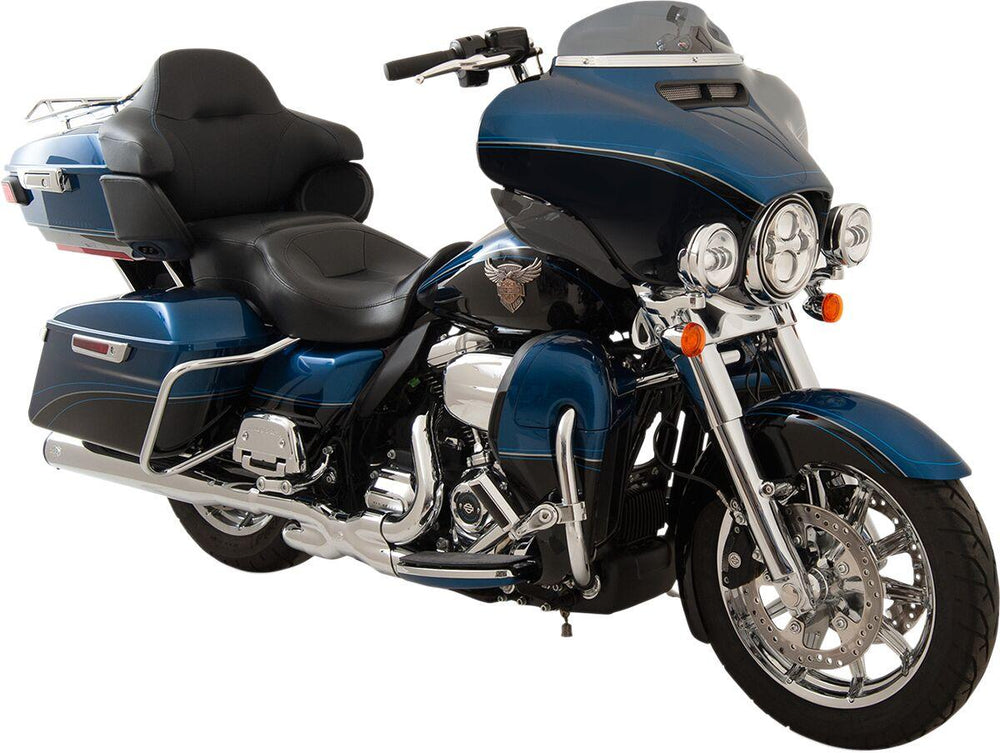 Klock Werks Flare Windshield For Harley Davidson FLH 1868 2021 10 cm (4") - Black Smoke