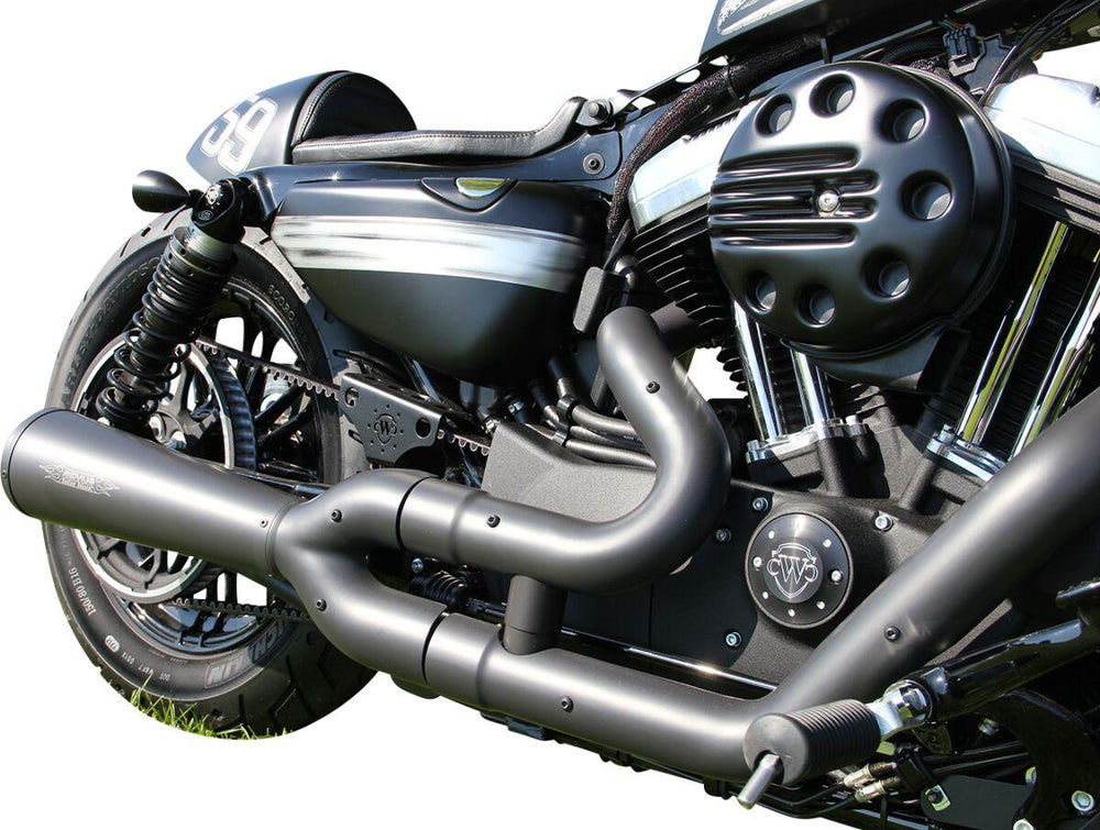 Cult Werk Slotted Air Filter Cover For Harley Davidson XL1200C 2016-2020 - Gloss Black