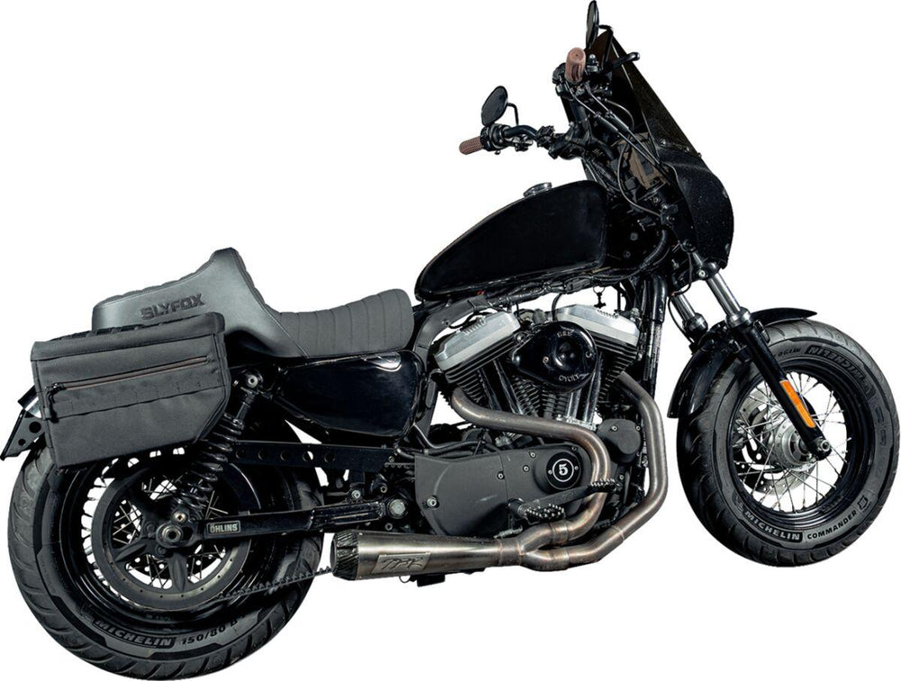 Slyfox High Noon Seat For Harley Davidson XL1200C 2004-2020 - Black
