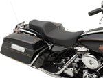 Drag Specialties Extended Reach 2 Up Smooth Predator Seat For Harley Davidson FLHR 1340 1997-1998 - Black