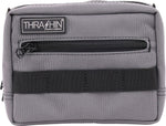 Thrashin Supply Co Handlebar Bag Handlebar Grey/Orange - 12.5cm (5") x 17.5cm (7") x 8.26cm (3-1/4")