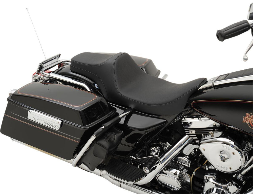Drag Specialties Smooth Predator III Seat For Harley Davidson FLHR 1340 1997-1998 - Black