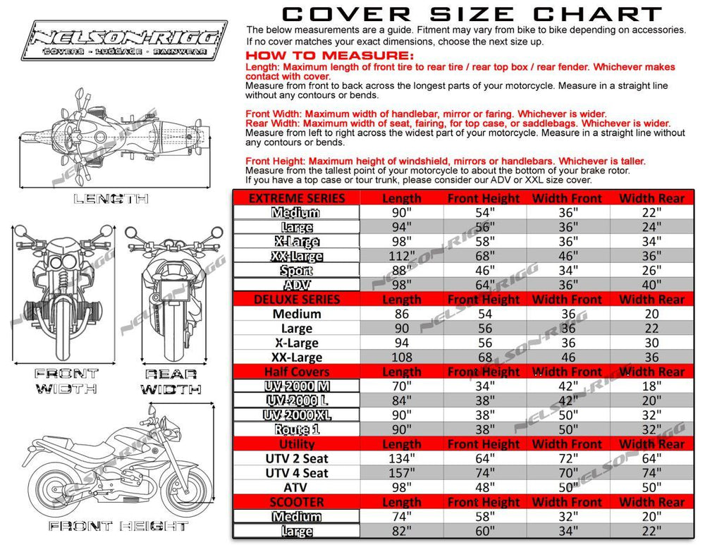Nelson Rigg UTV Pro 4 Seater Cover - Black