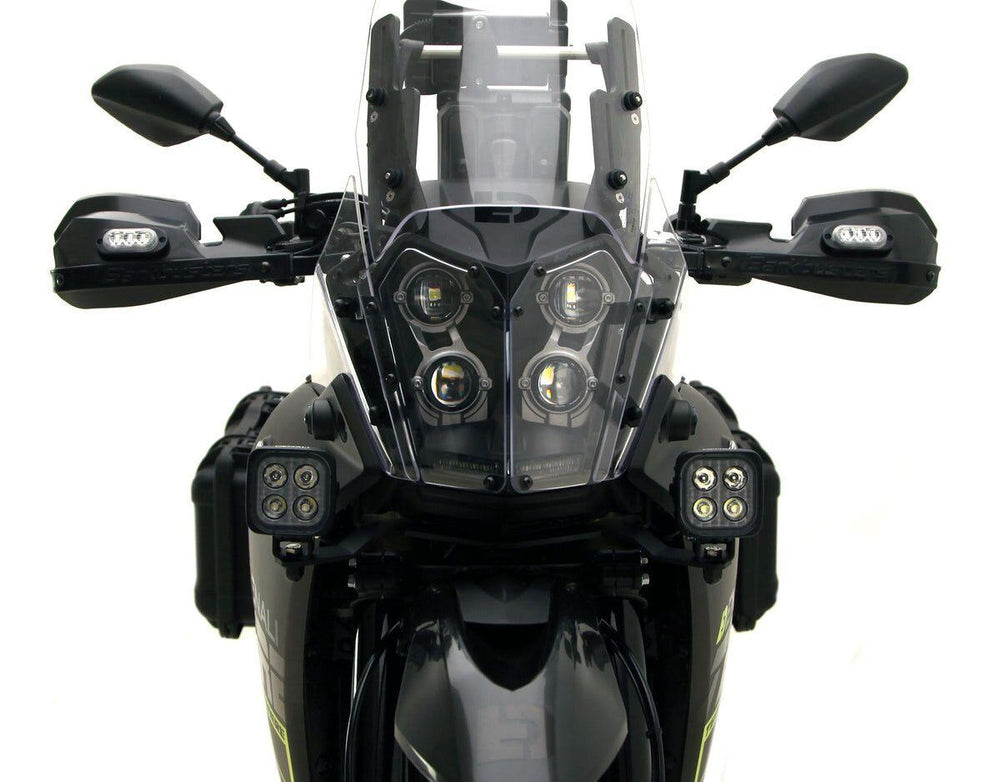 Denali Driving Light Mount For Yamaha XTZ 690 2019-2022 Black