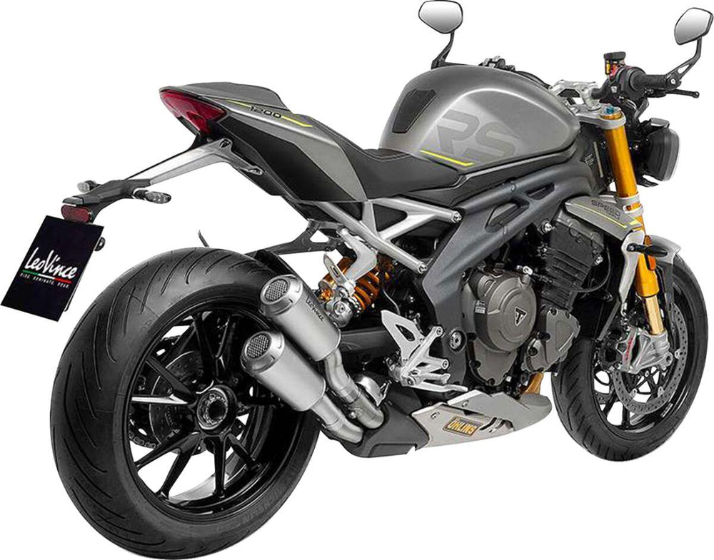 LeoVince LV-10 Silencer For Triumph Speed Triple 1200 RR 2022-2024 - Stainless