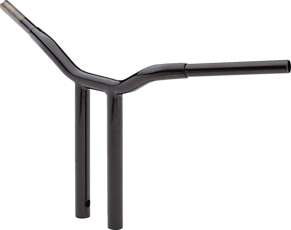 LA Choppers Kage Fighter Welded Straight-Riser Handlebar 35.5 cm (14") - Black
