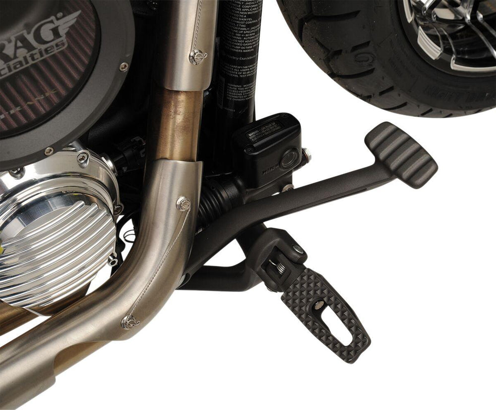 Thrashin Supply Co P-54 Footpegs For Harley Davidson FLDE 1750 2018-2020 Front - Black