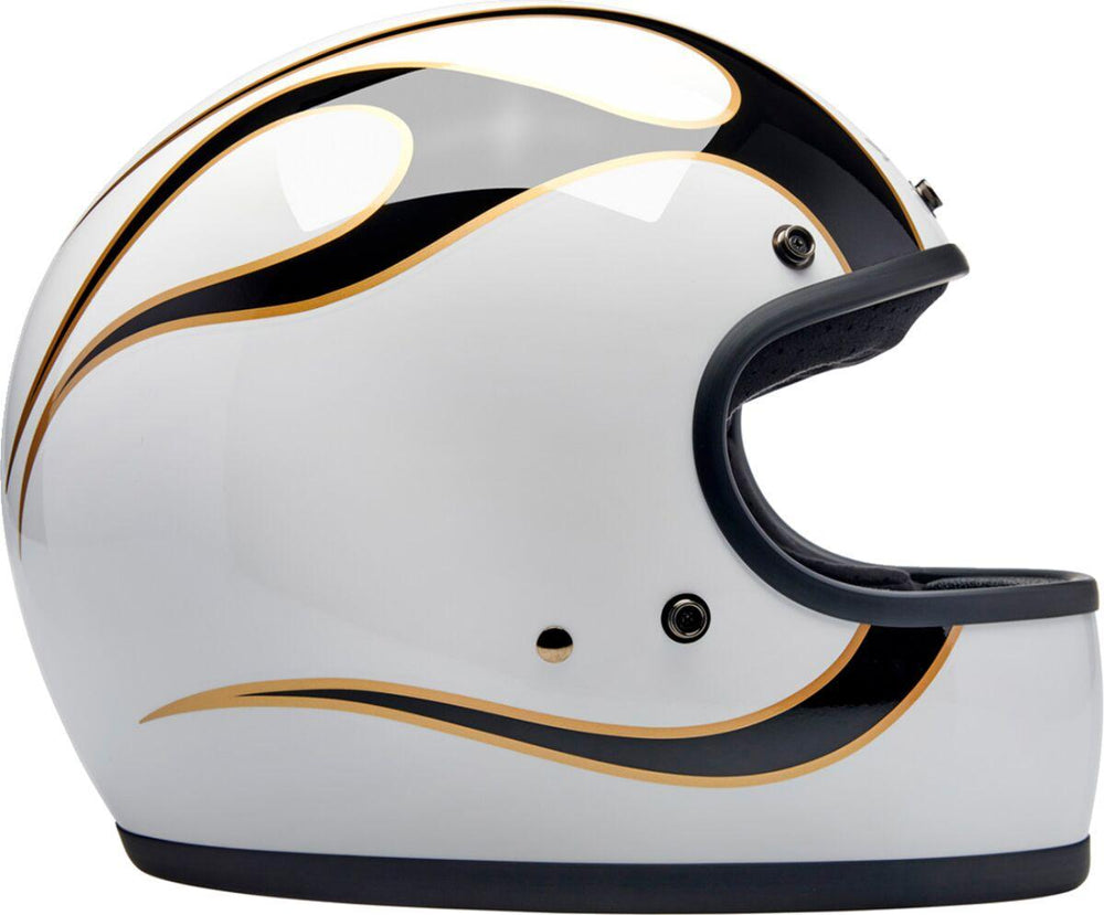 Biltwell Gringo Helmet - Black White