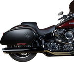 Drag Specialties Predator Seat For Harley Davidson FLSB 1750 2018-2021 Red Stitching Double Diamond - Black
