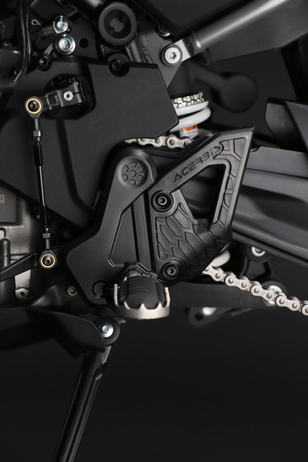 Acerbis X-Grip Frame Guards For CF Moto 450 MT 2024-2025 - Black